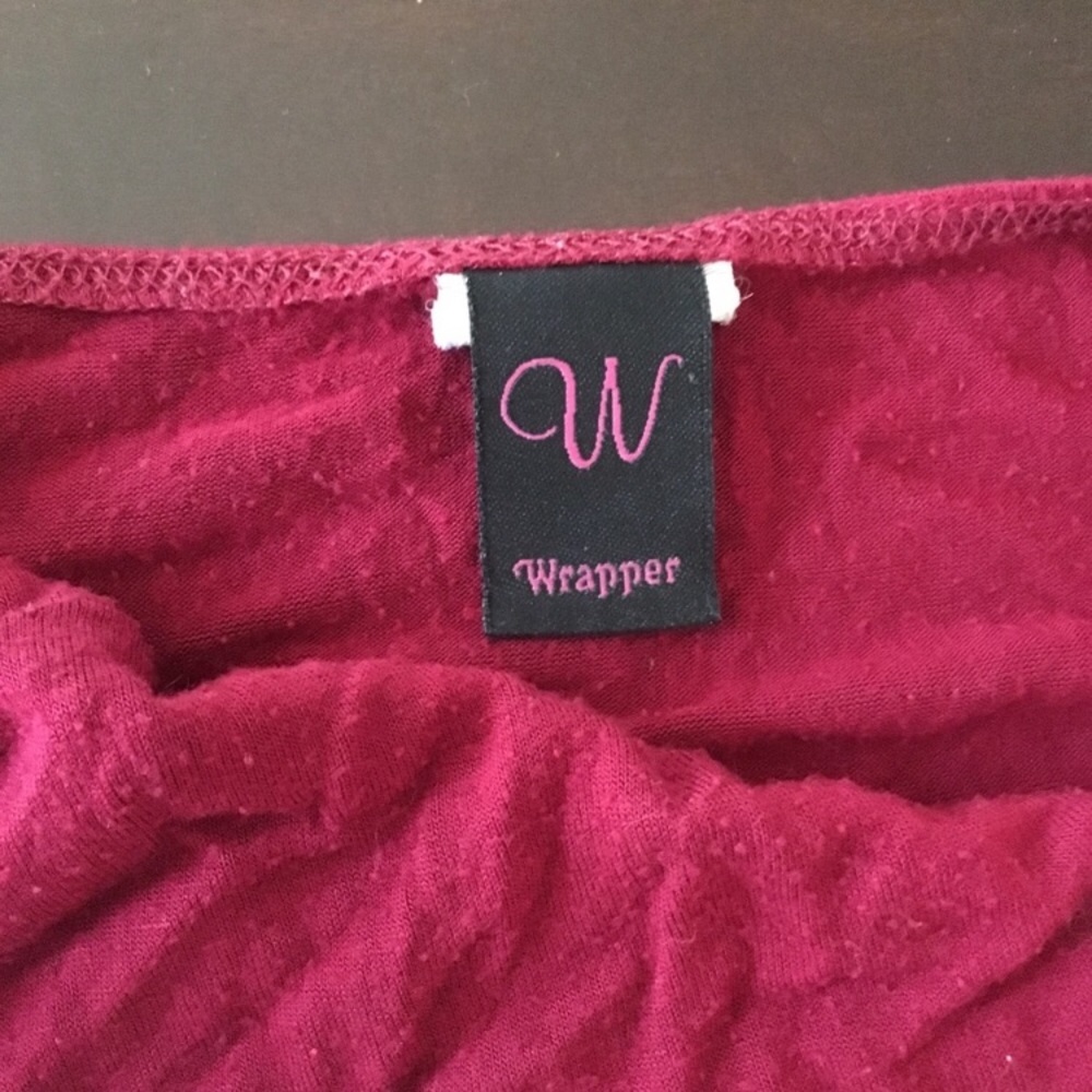 Wrapper Blouse Red - Picture 4 of 5